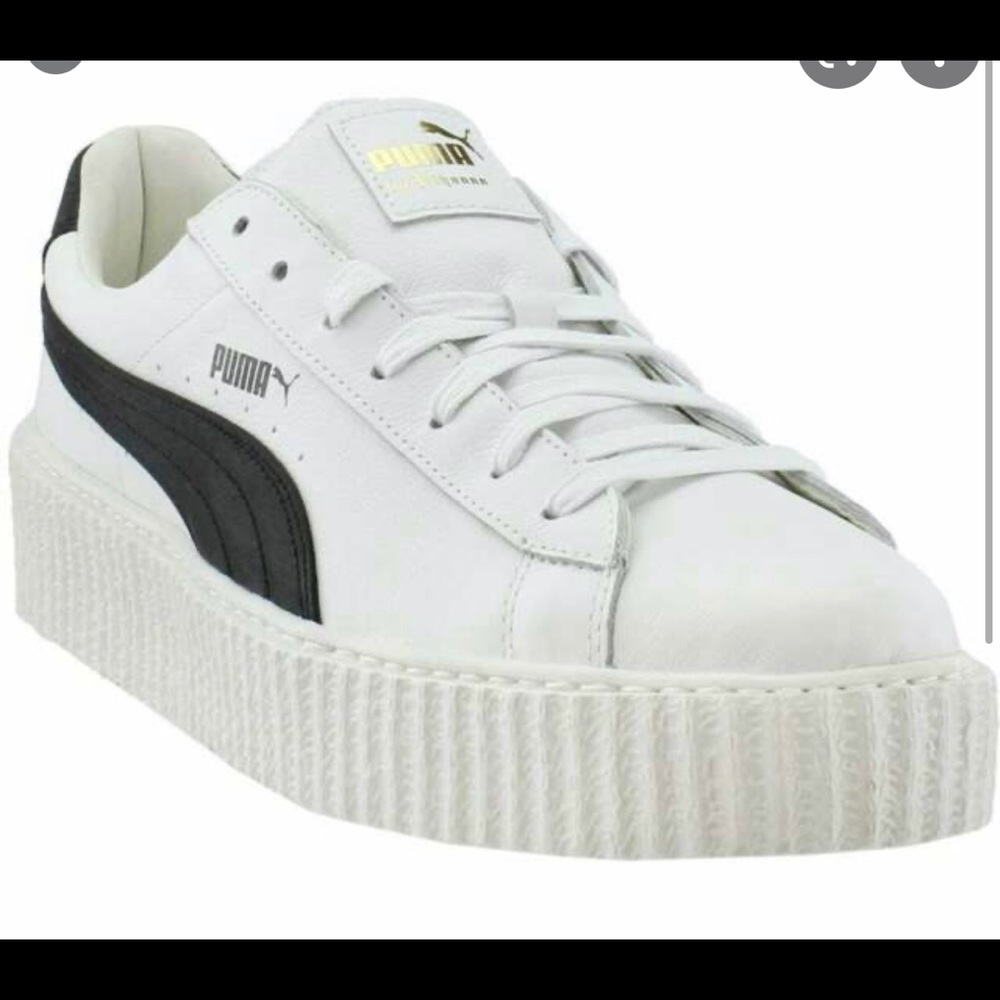 Fenty Puma White leather sneakers